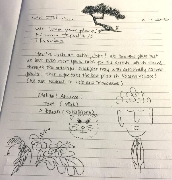 We love your place! Nomu Ipuda!